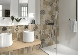 Douche à l'italienne.
