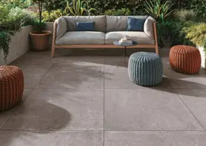 Terrasse à par nos carreleurs.