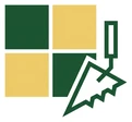 Logo : carreaux et truelle crantée